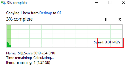 windows 10 slow file transfer over network