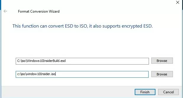 convert esd to iso image with dism++