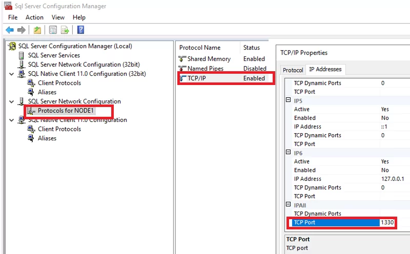 How To Set Static TCP Port ) in Microsoft SQL Server?