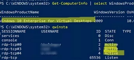 multiple rdp connections on windows 10 enterprise multisession