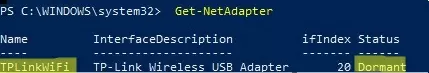 turn off wifi when ethernet cable connected via task scheduler