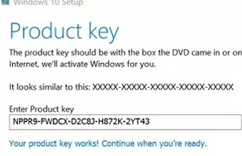 type windows product key in media creation tool